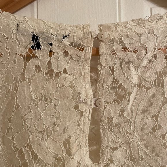 Sanctuary White Lace Crop Top - Picture 6 of 7